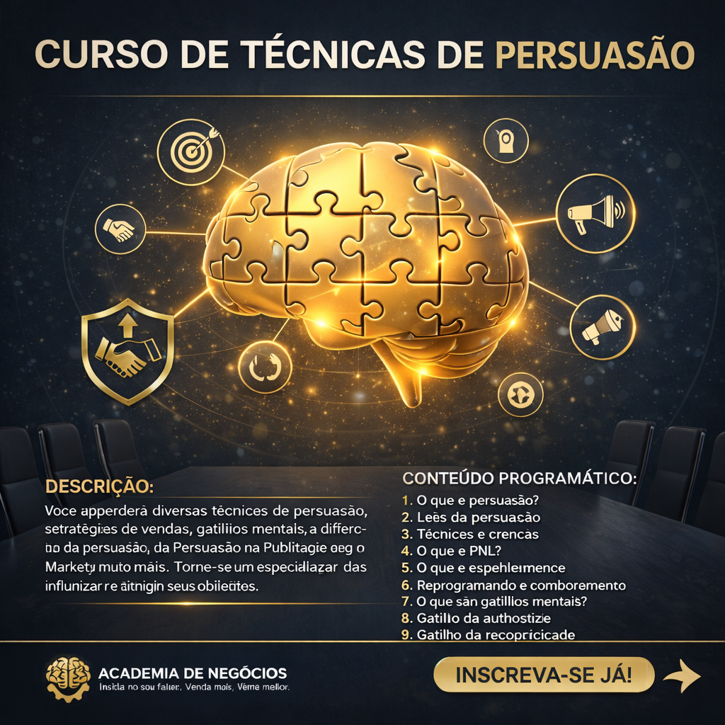 Curso de Técnicas de Persuasão