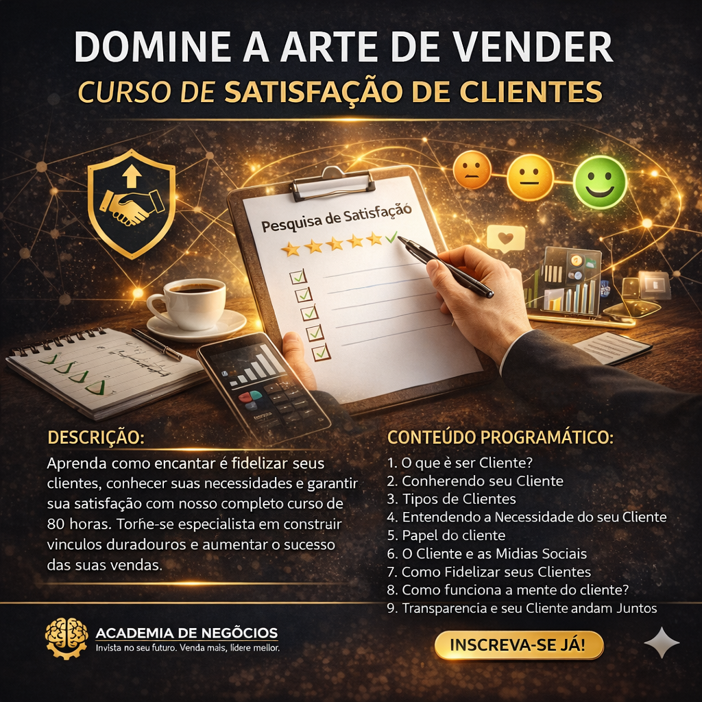 Curso de Satisfação de Clientes