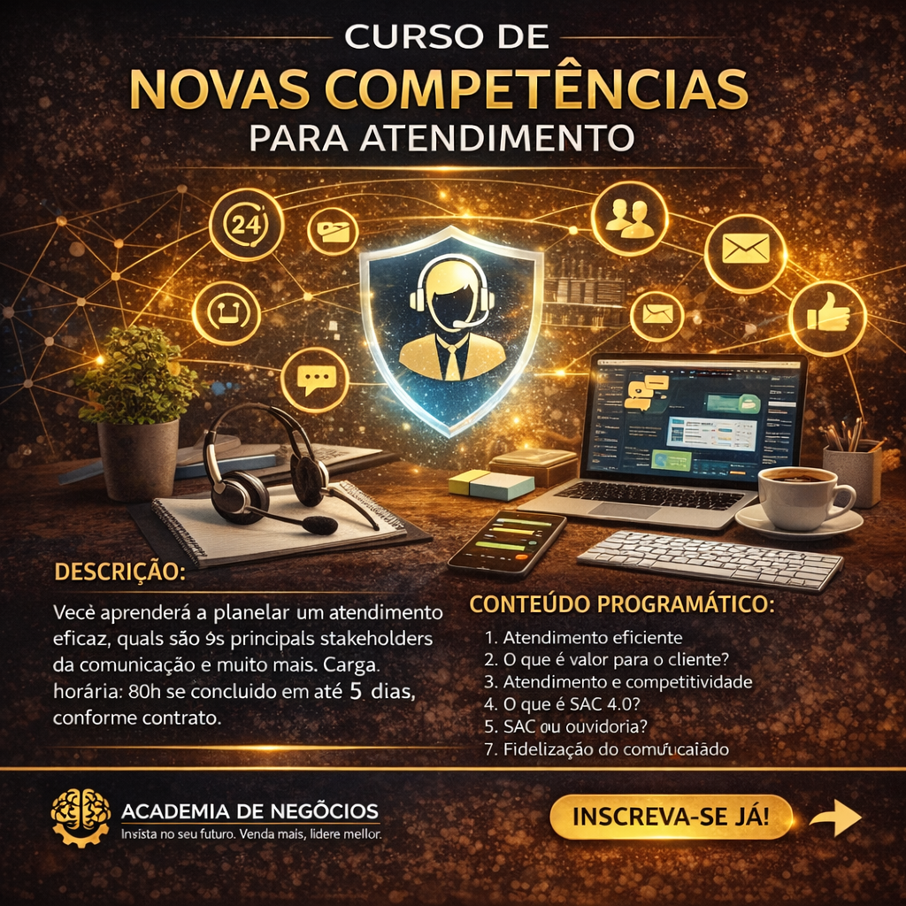 Curso de Novas Competências para Atendimento
